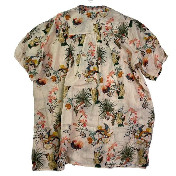 Johnny Was Workshop Puff Sleeve Effortless Tunic Top - Picture 9 of 10